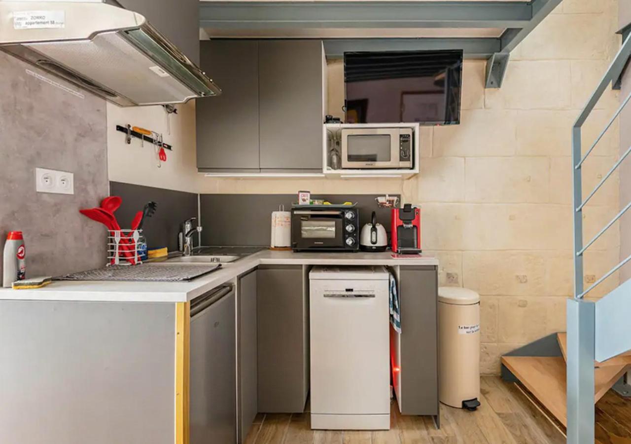 Duplex-Terrasse-Parking-Climatisation Apartment Bordeaux Luaran gambar